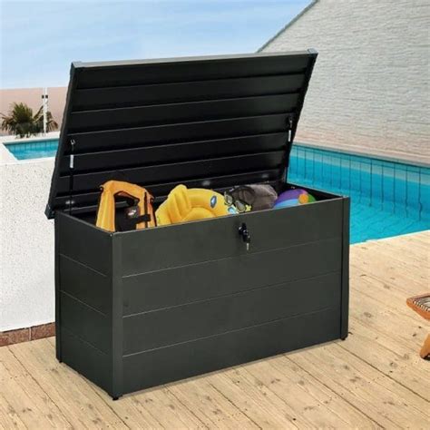 klarge steel box|large metal storage boxes outdoor.